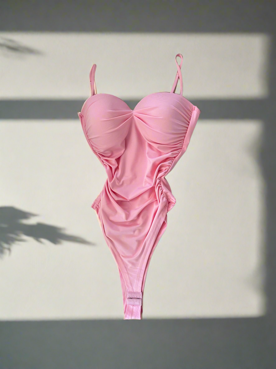 Pink body top