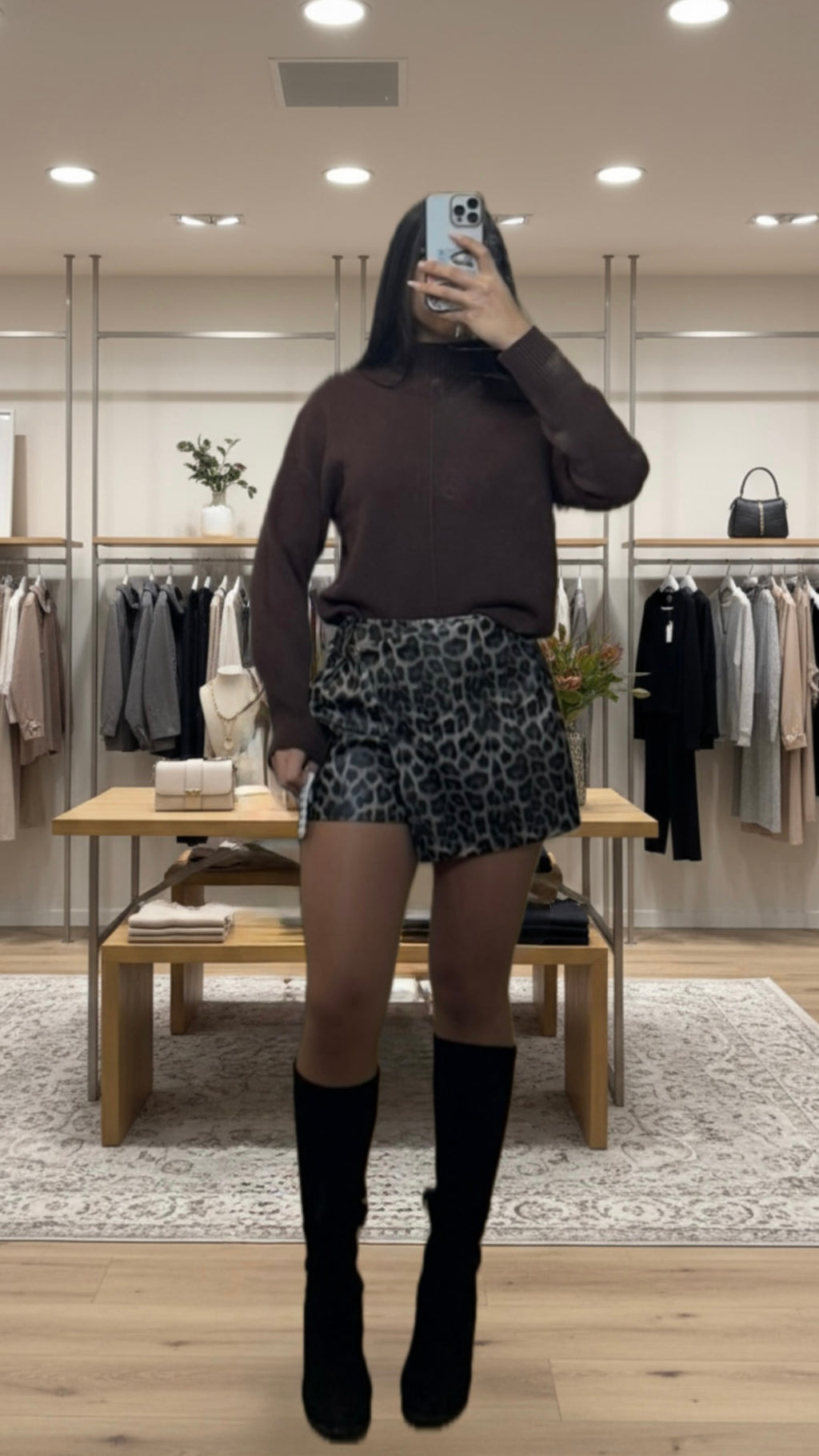 Leopard short-skirt