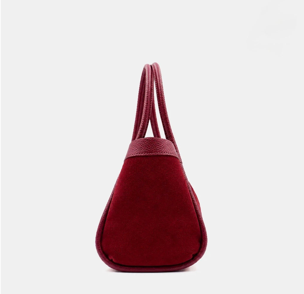 The Siena Suede & Leather Tote Bag