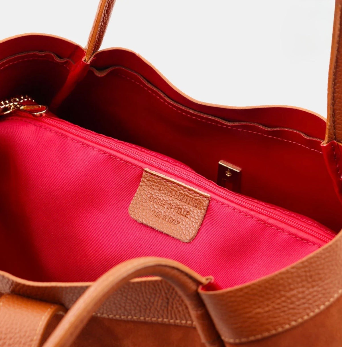 The Siena Suede & Leather Tote Bag