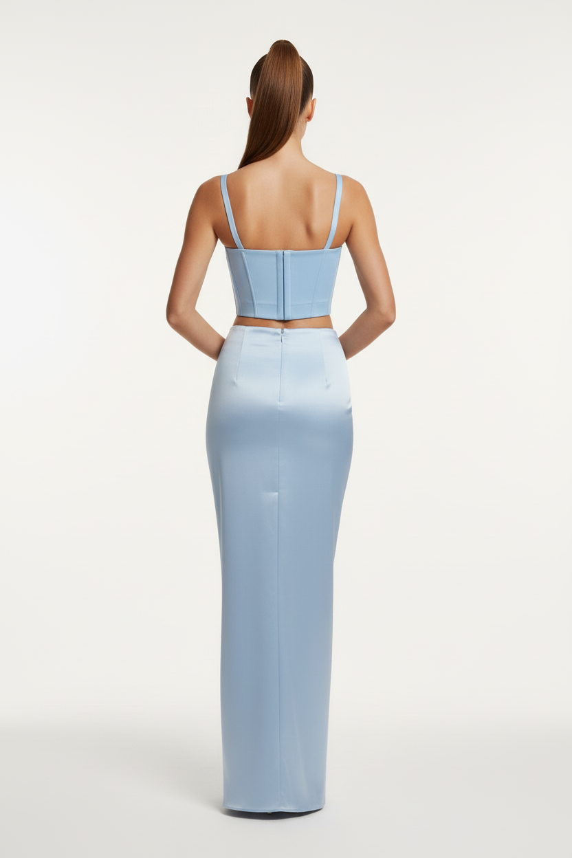The Azure Ethereal | Architectural Sculpt Corset