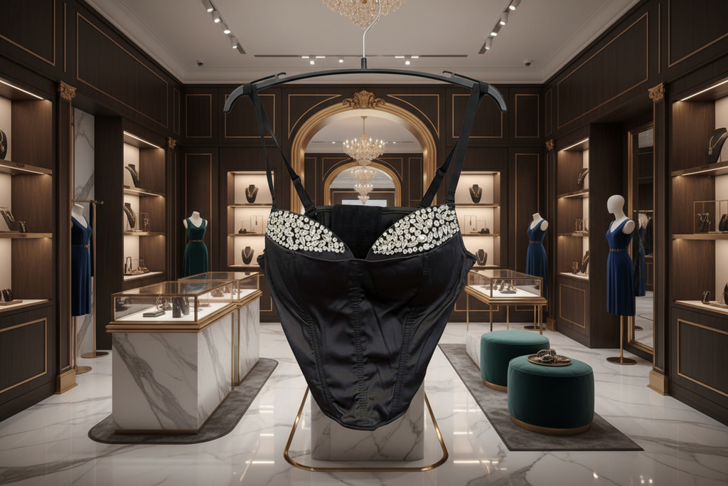 The Starlight Onyx Bustier  Corset | NADIVA private Vault