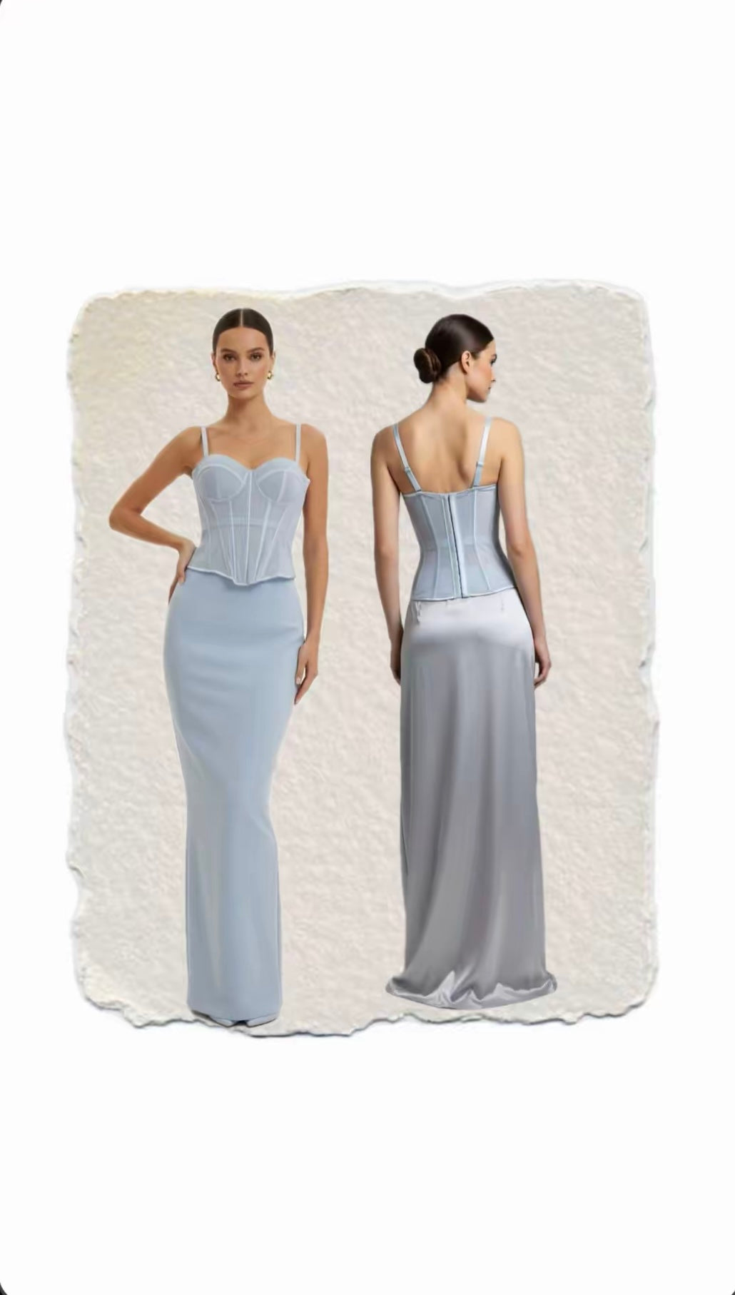 The Azure Ethereal Corset | NADIVA Special Collection