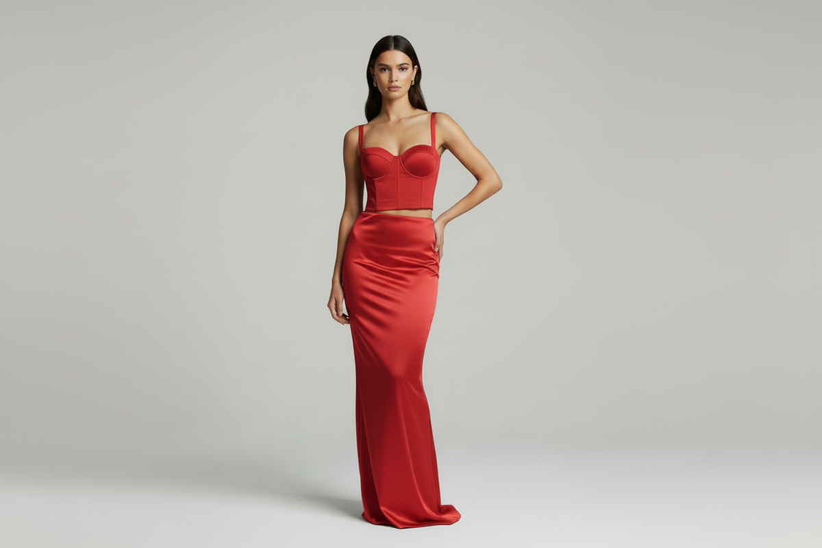 The Crimson Sculpt | Architectural Corset