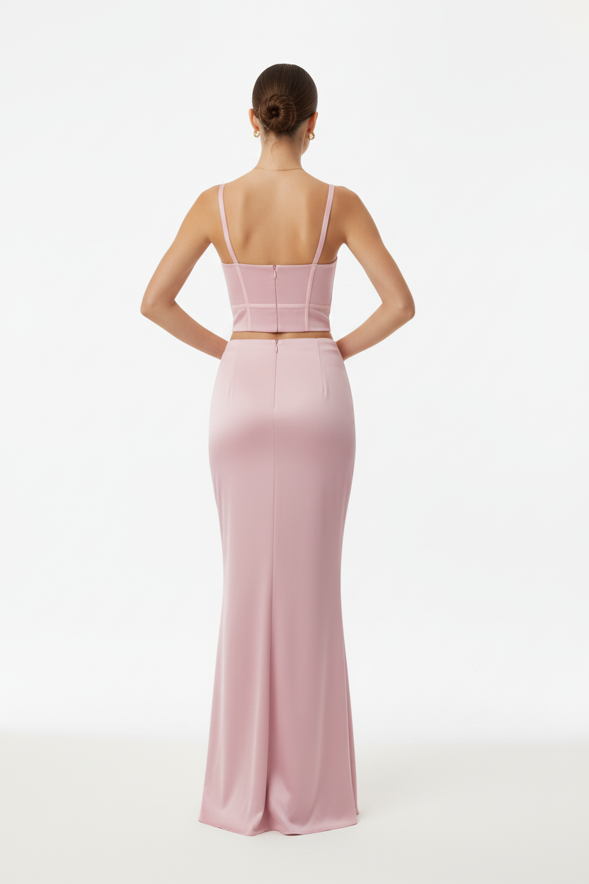 The Rose Quartz Ethereal | Architectural Sculpt Corset