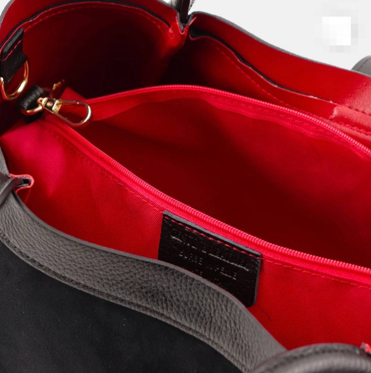 The Siena Suede & Leather Tote Bag