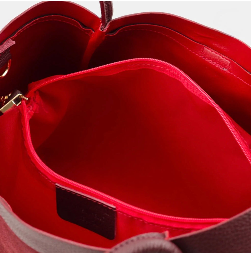 The Siena Suede & Leather Tote Bag