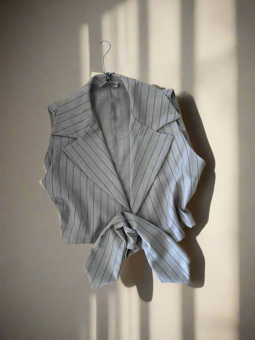 Wrap cropped top
