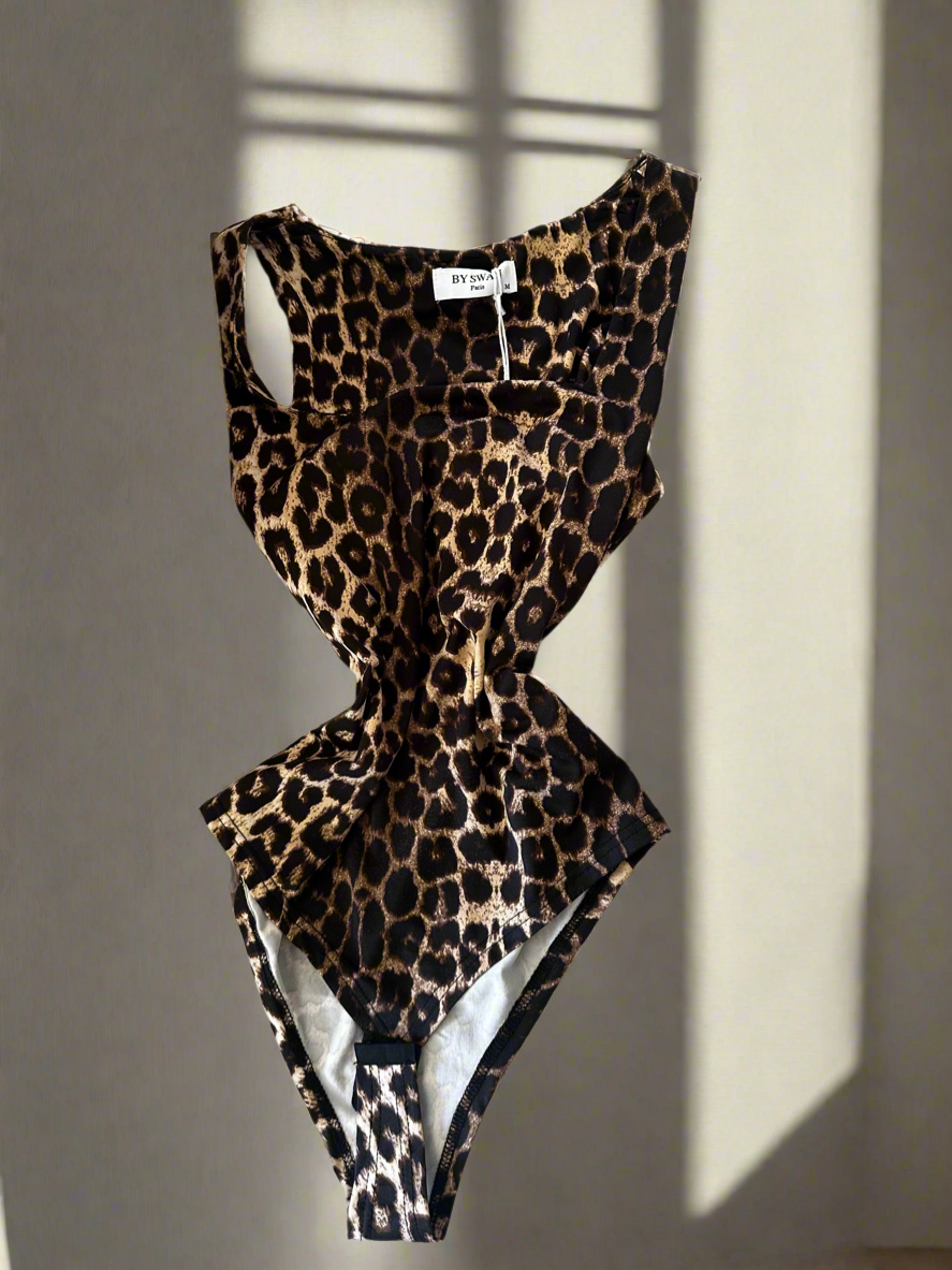 Leopard print body top