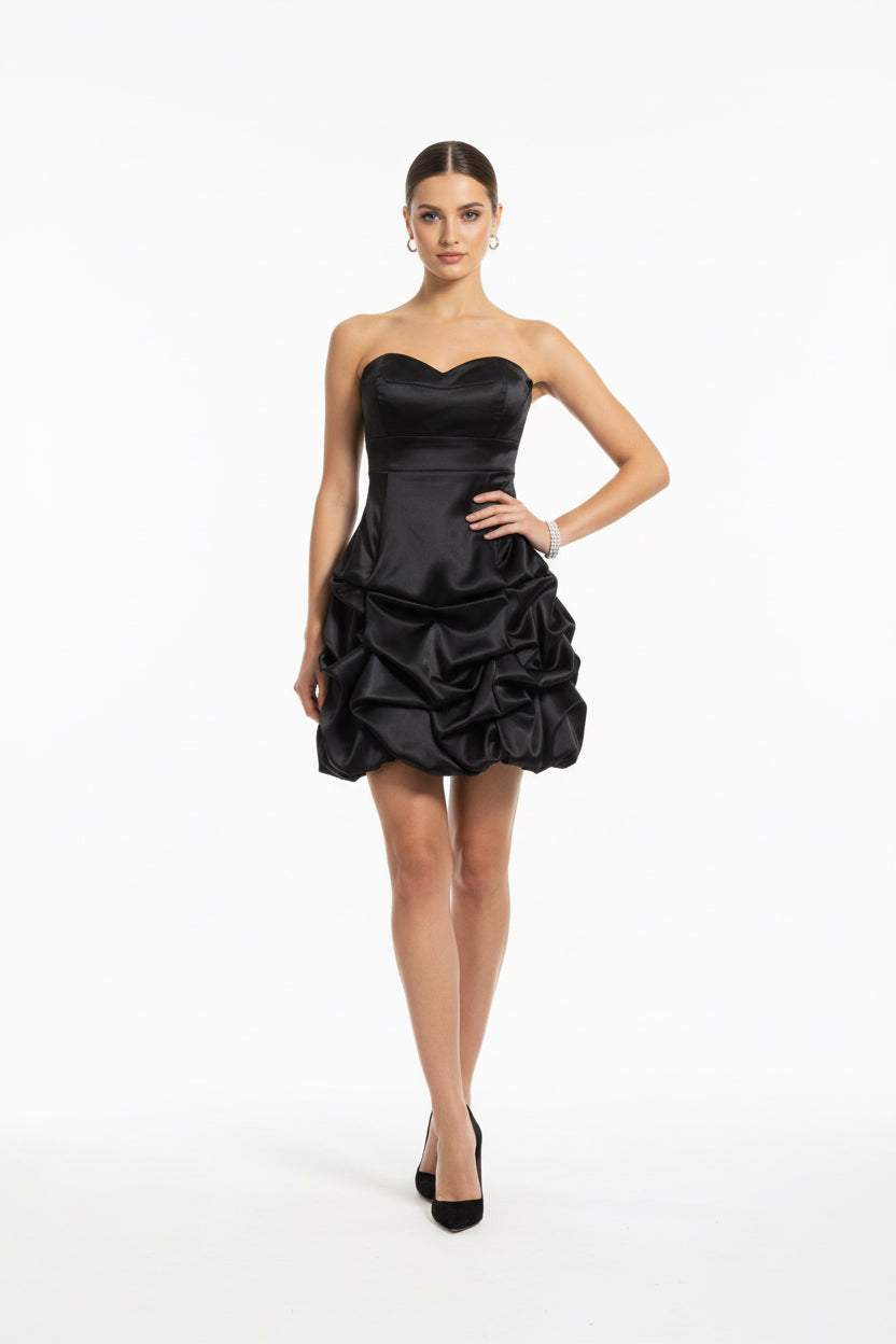 The Seraphine | Tiered Organza Ruffle Mini Dress
