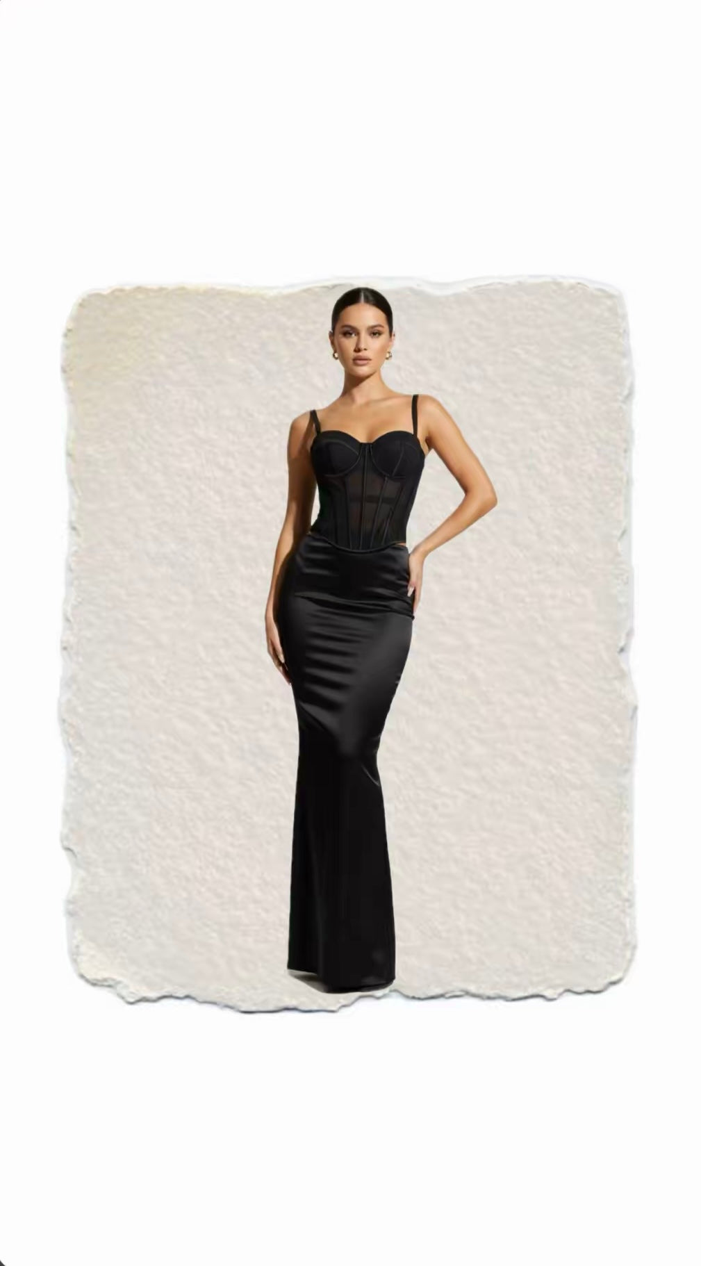 The Midnight Onyx Ethereal Corset l NADIVA Special Collection