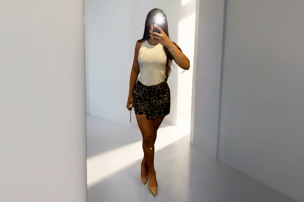 Leopard short-skirt