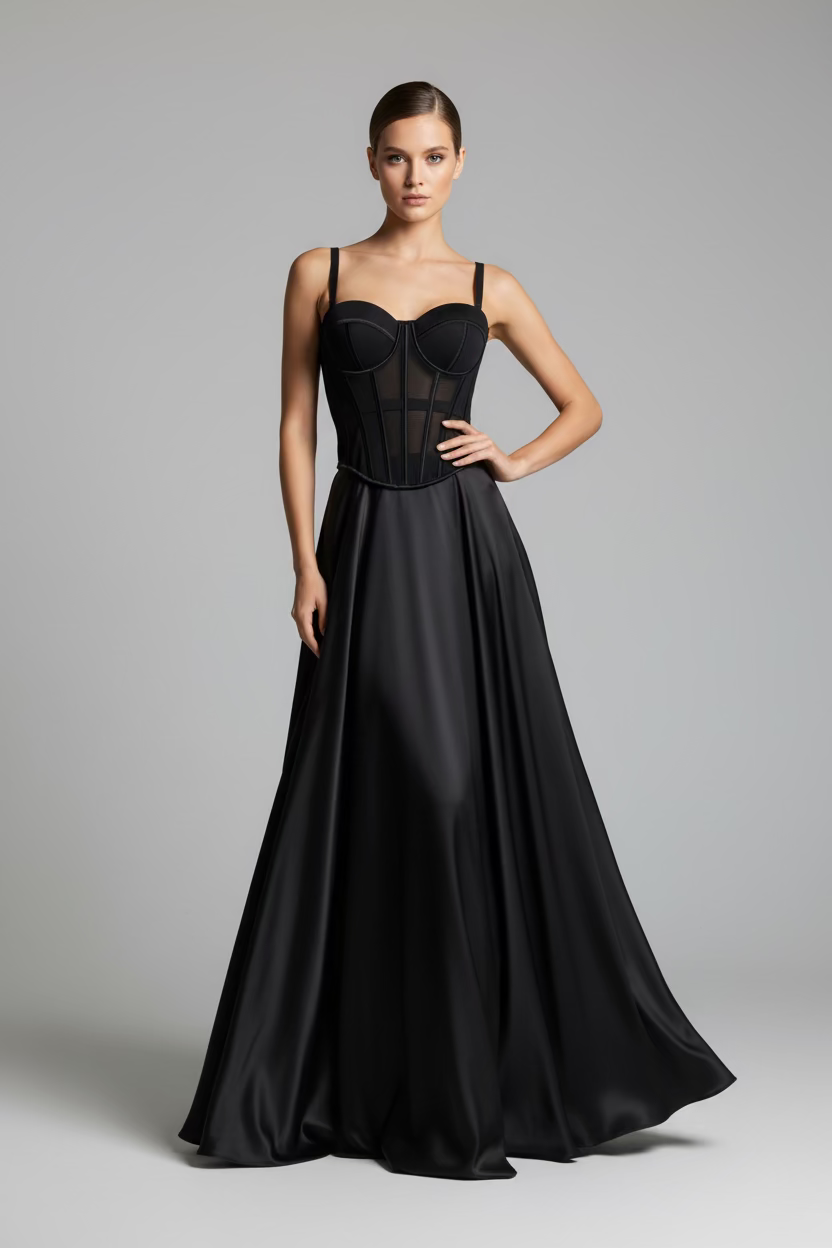 The Midnight Onyx Ethereal Corset l NADIVA Special Collection