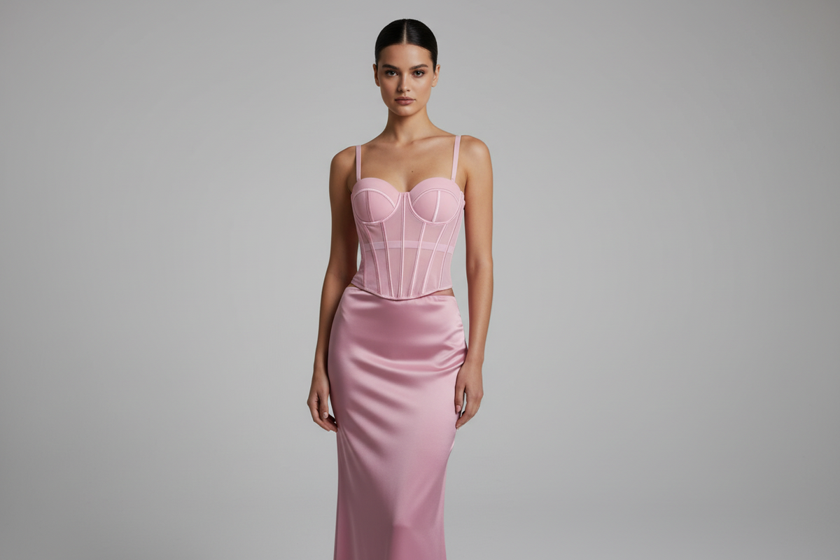 The Rose Quartz Ethereal Corset l NADIVA Special Collection