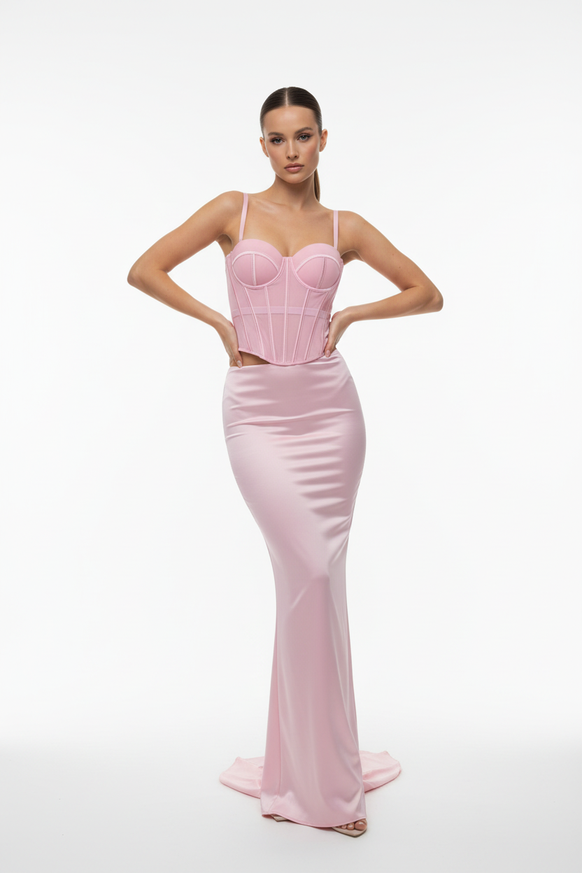 The Rose Quartz Ethereal Corset l NADIVA Special Collection