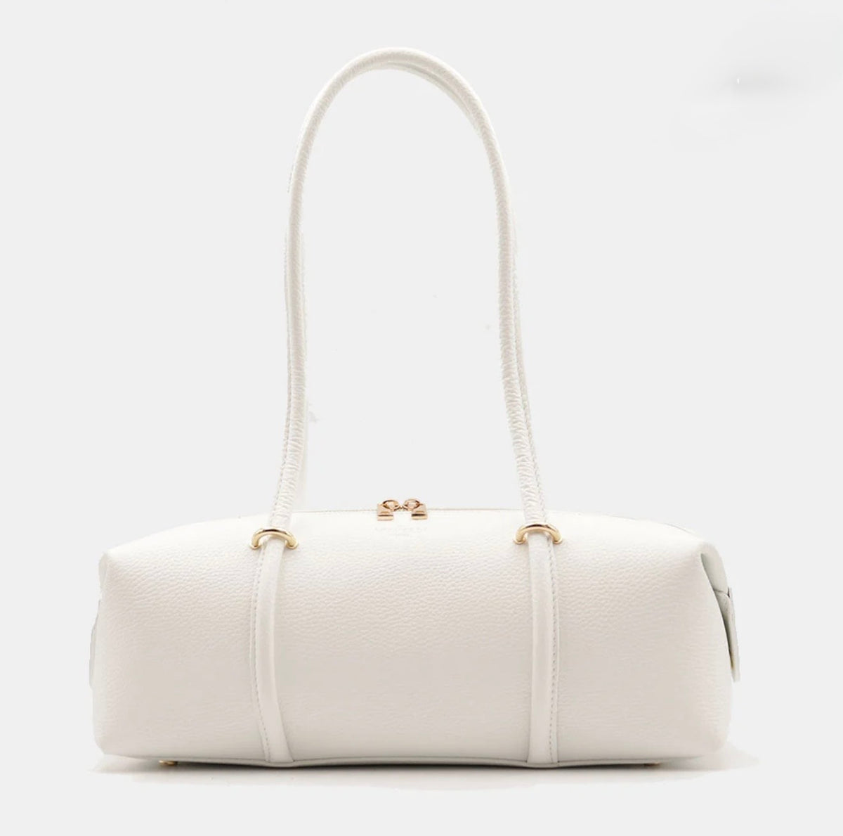 The Milano East-West Leather Barrel Tote