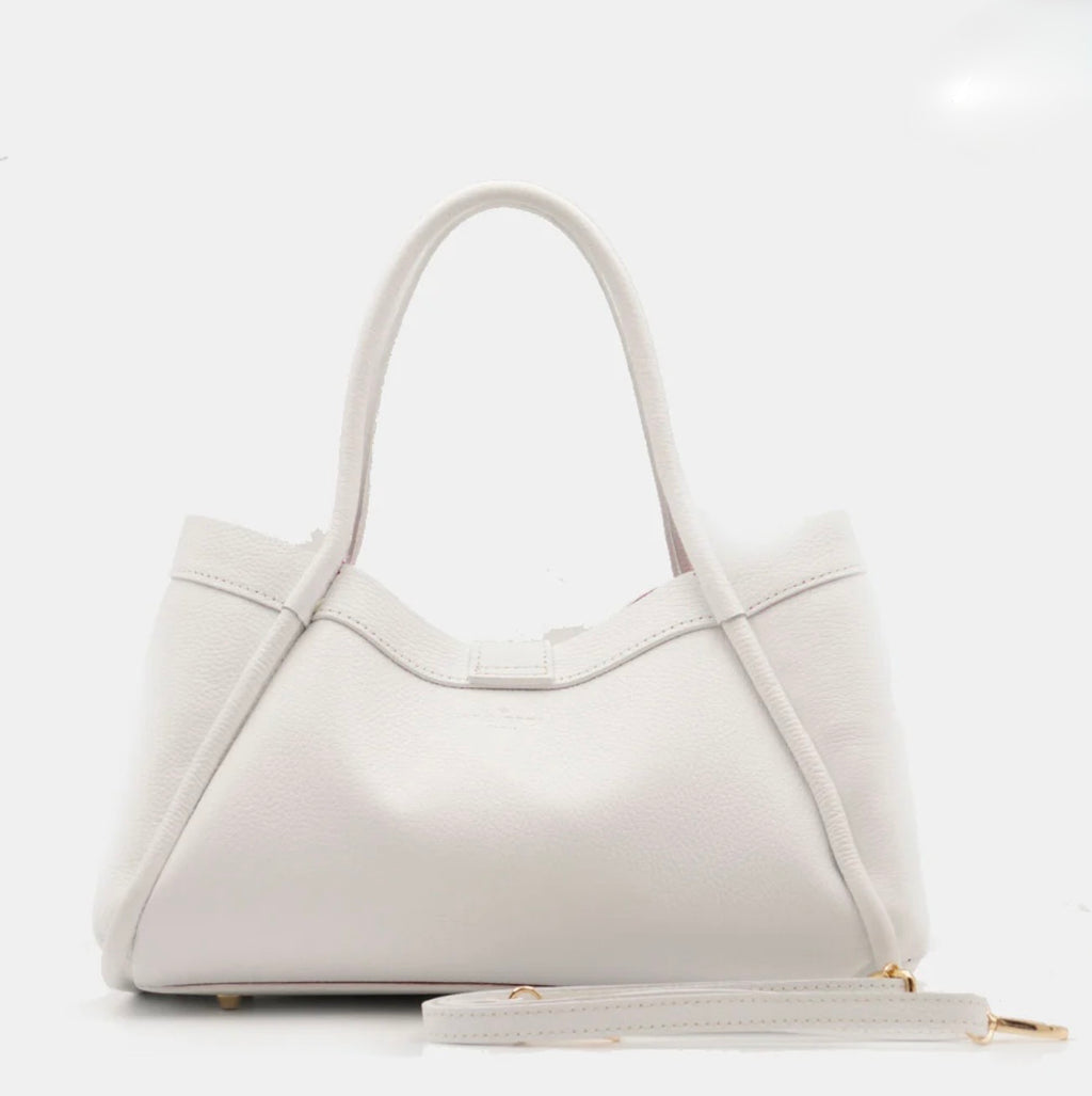 The Lucca Mini Belted Leather Tote | 100% Handcrafted in Italy