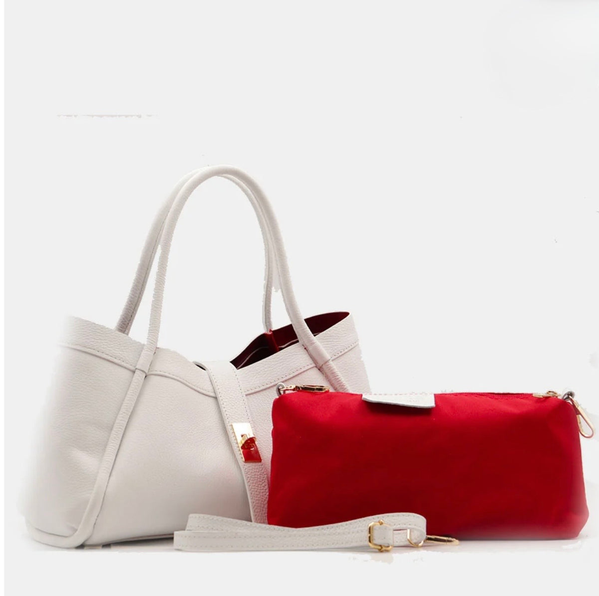 The Lucca Mini Belted Leather Tote | 100% Handcrafted in Italy