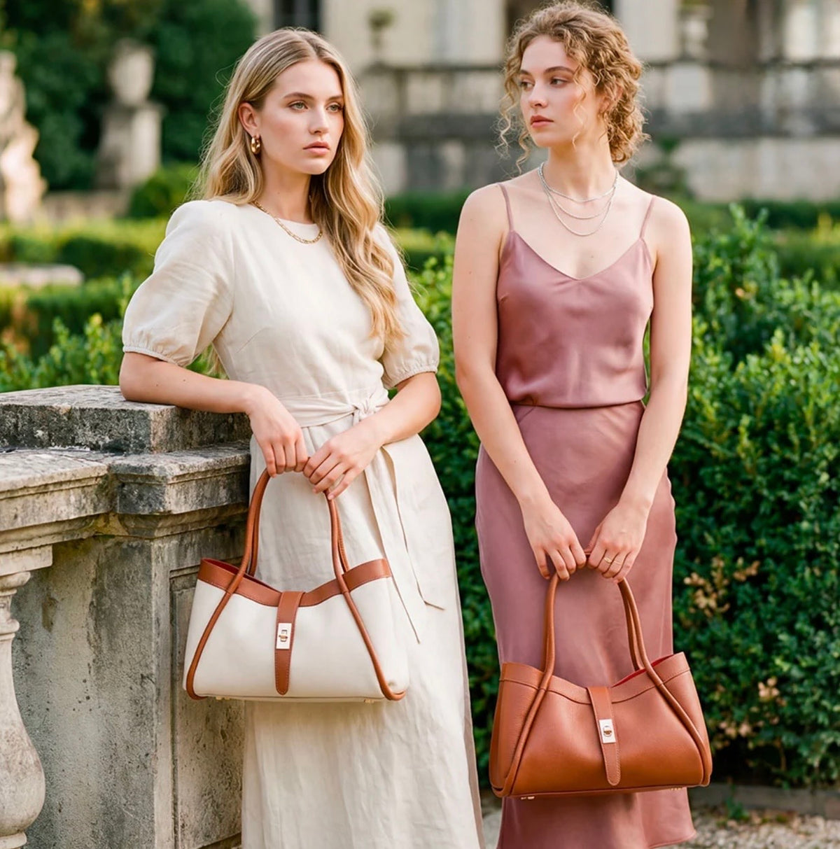 The Lucca Mini Belted Leather Tote | 100% Handcrafted in Italy