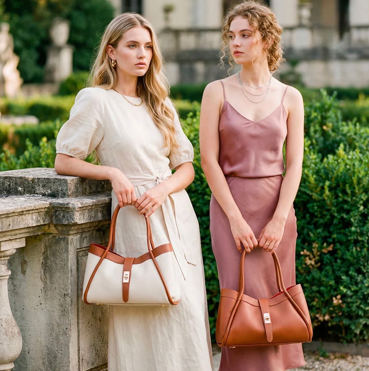 The Lucca Mini Belted Leather Tote | 100% Handcrafted in Italy