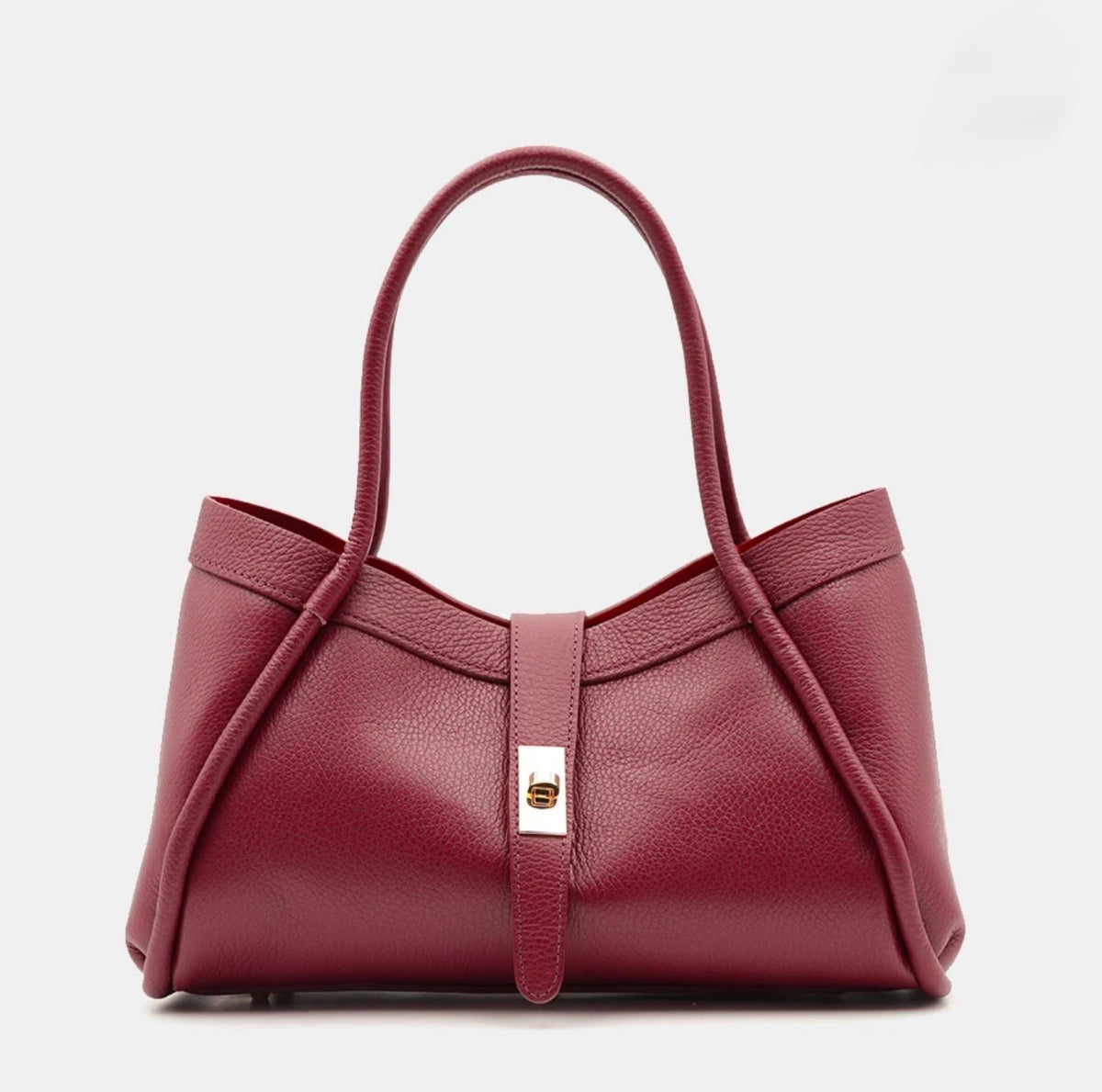 The Lucca Mini Belted Leather Tote | 100% Handcrafted in Italy