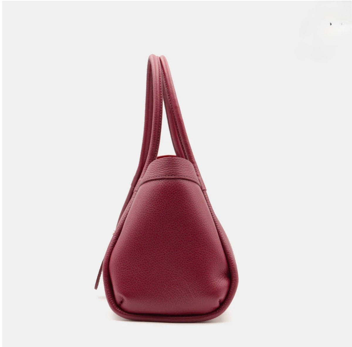 The Lucca Mini Belted Leather Tote | 100% Handcrafted in Italy