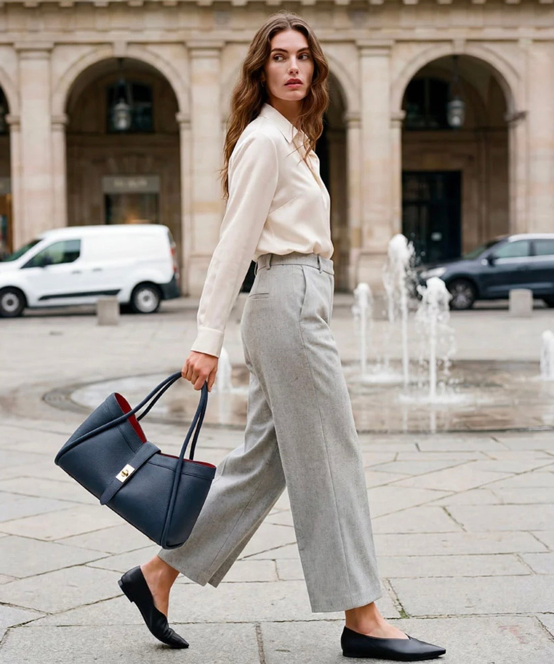 The Lucca Mini Belted Leather Tote | 100% Handcrafted in Italy