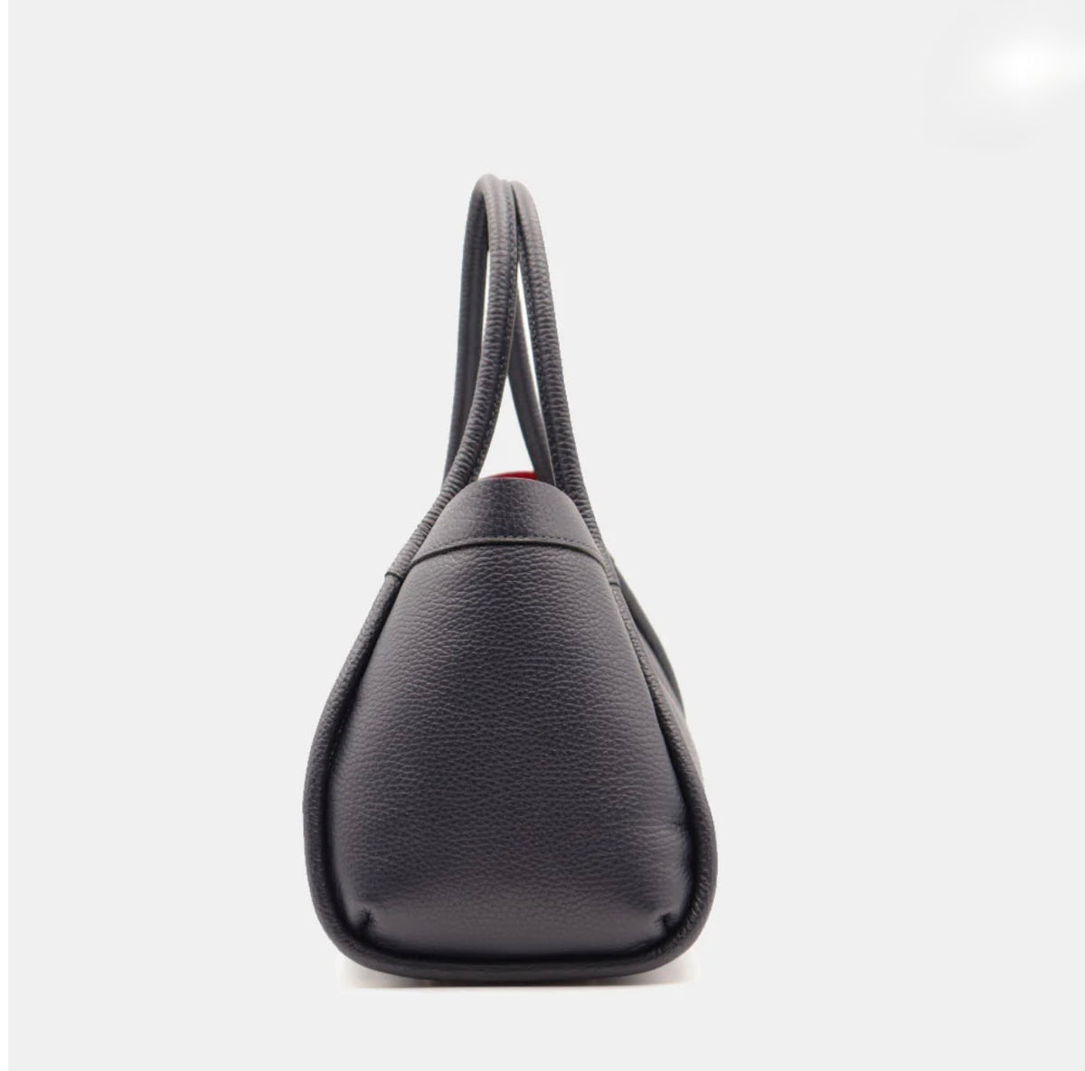 The Lucca Mini Belted Leather Tote | 100% Handcrafted in Italy
