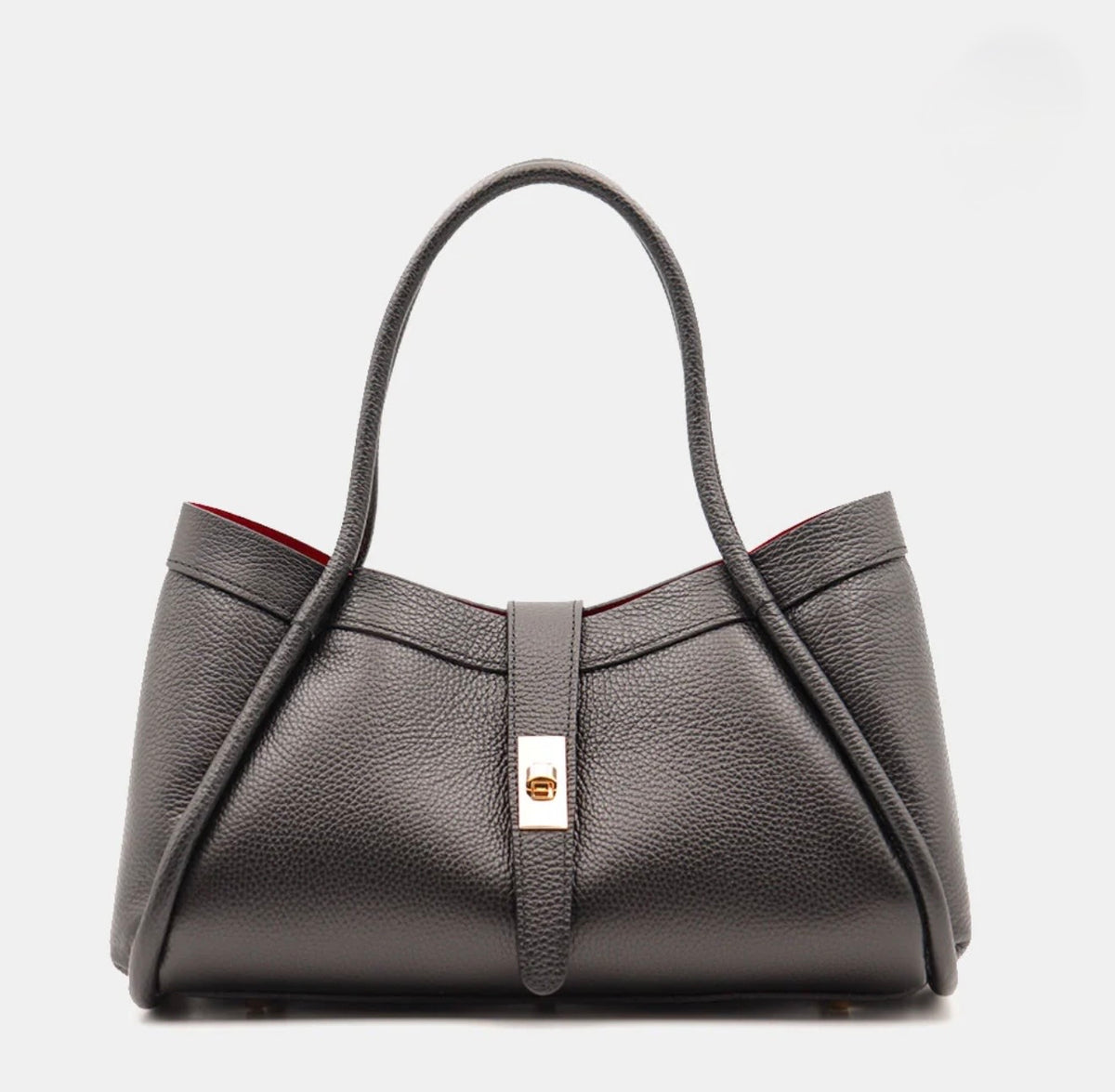 The Lucca Mini Belted Leather Tote | 100% Handcrafted in Italy