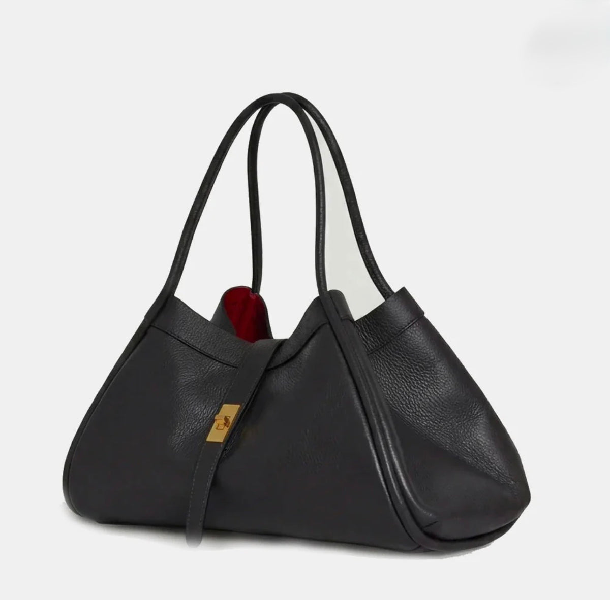 The Lucca Mini Belted Leather Tote | 100% Handcrafted in Italy