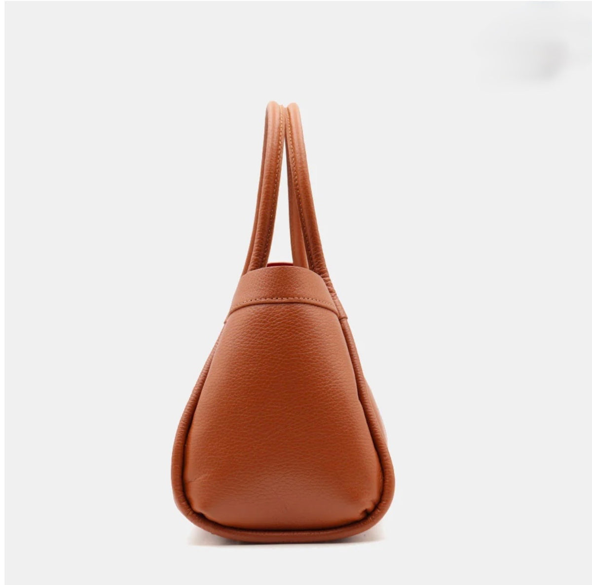 The Lucca Mini Belted Leather Tote | 100% Handcrafted in Italy