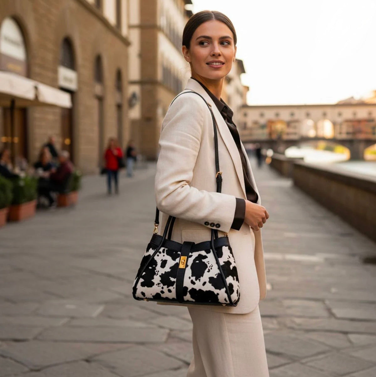 The Cortona Cavallino Tote | Limited Edition Handcrafted Italian Hair-on-Hide (Copy)