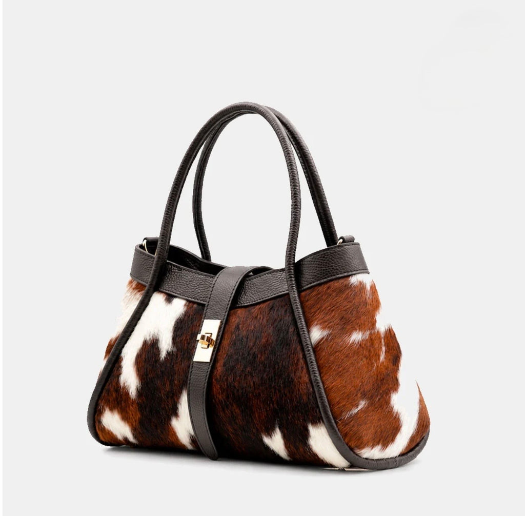 The Cortona Cavallino Tote | Limited Edition Handcrafted Italian Hair-on-Hide