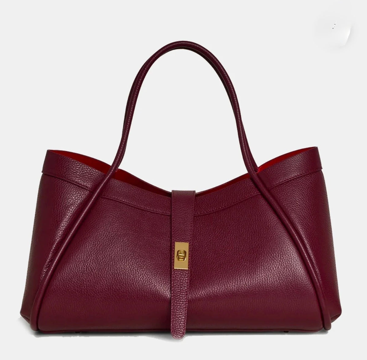 The Lucca Large Belted Leather Tote | 100% Handcrafted in Italy