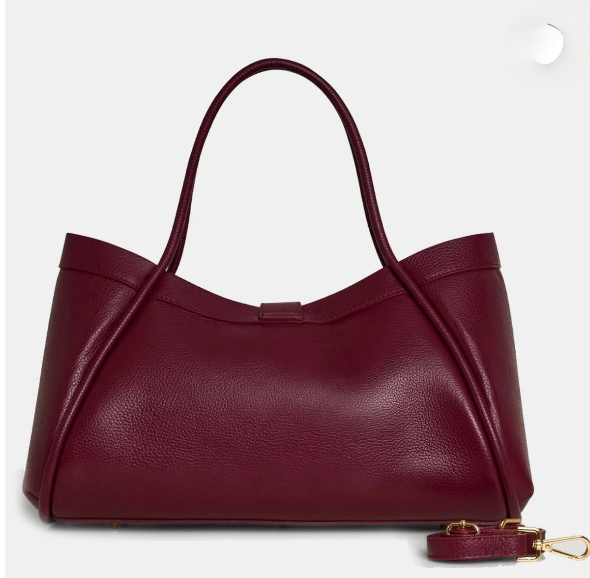 The Lucca Large Belted Leather Tote | 100% Handcrafted in Italy