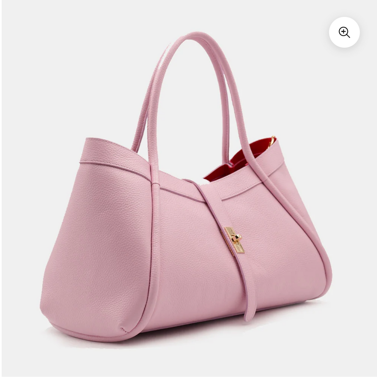The Cortona Pebble Leather Shoulder Tote Bag