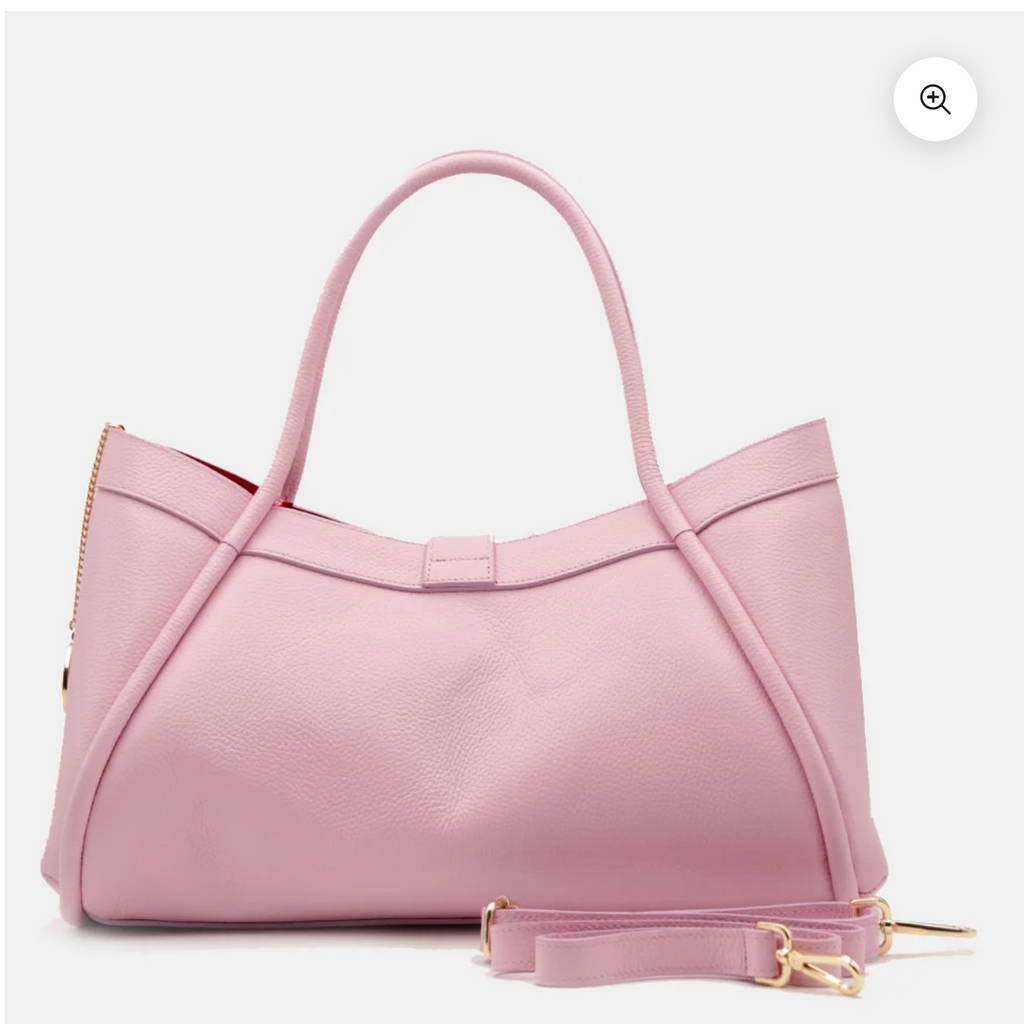 The Cortona Pebble Leather Shoulder Tote Bag