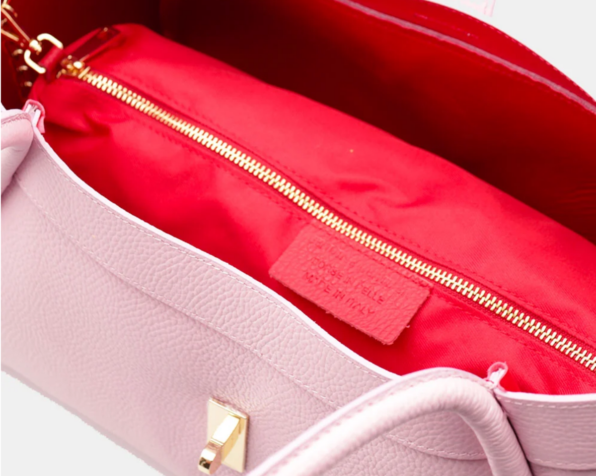 The Cortona Pebble Leather Shoulder Tote Bag
