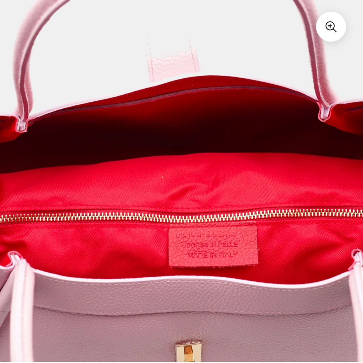 The Cortona Pebble Leather Shoulder Tote Bag