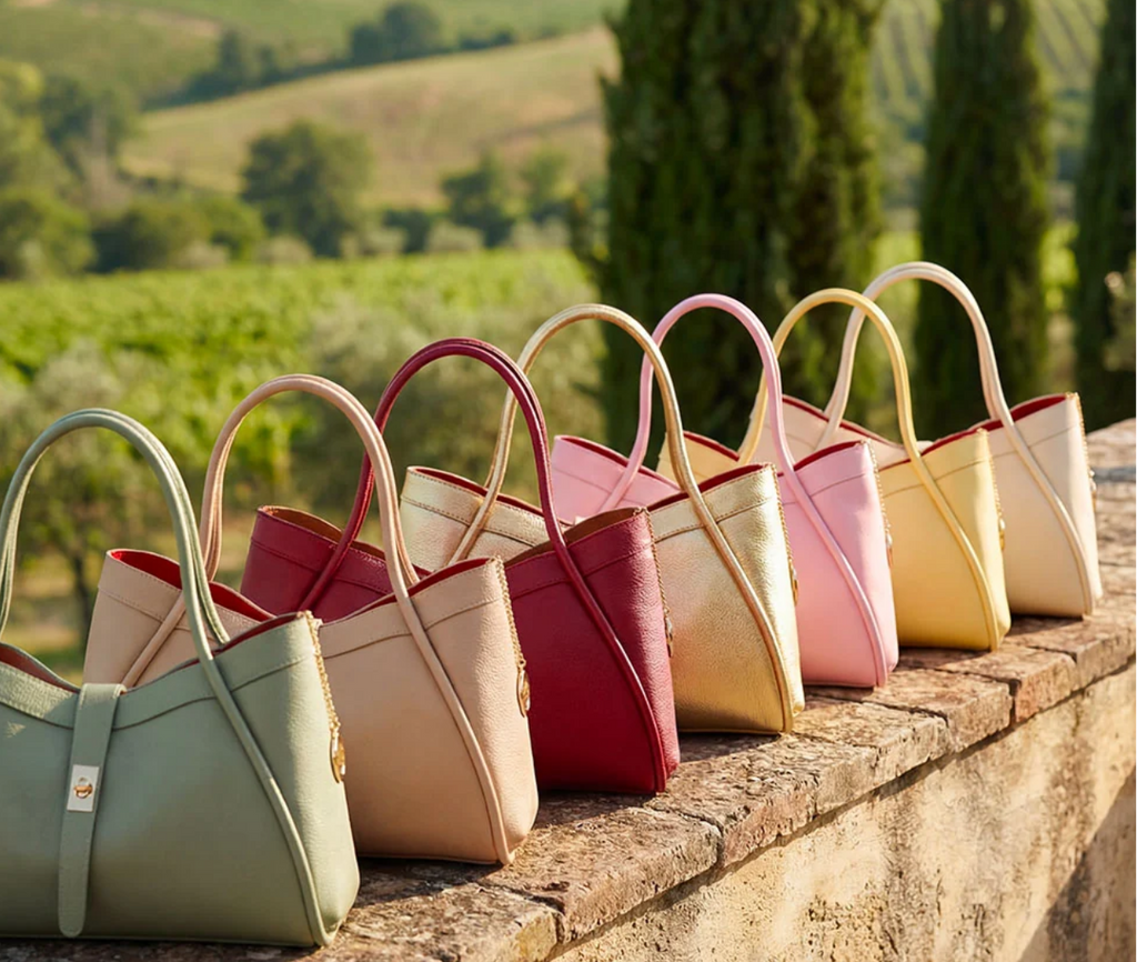 The Cortona Pebble Leather Shoulder Tote Bag