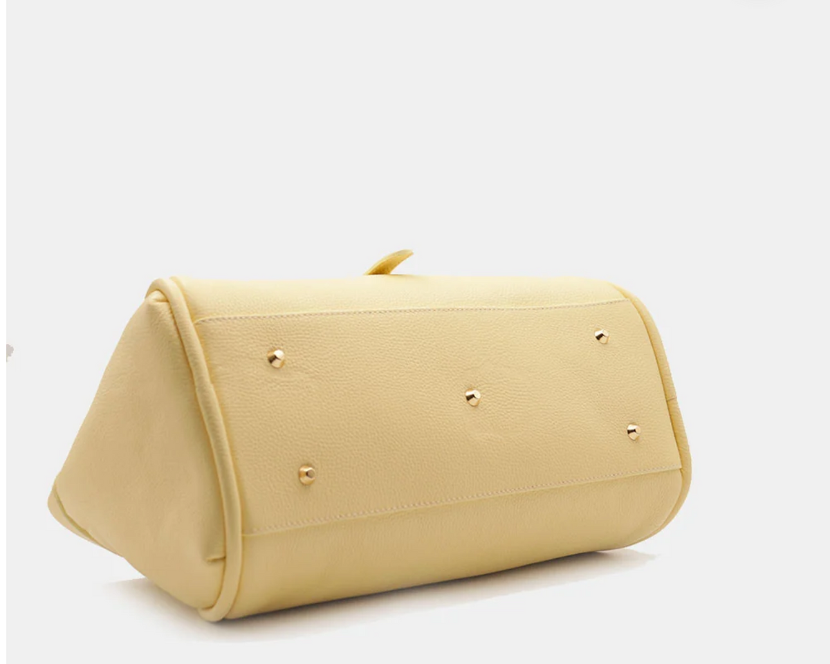The Cortona Pebble Leather Shoulder Tote Bag